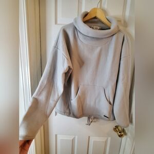 Carve Designs New Without Tags Womens M Light Gray Cowl Neck Sweatshirt